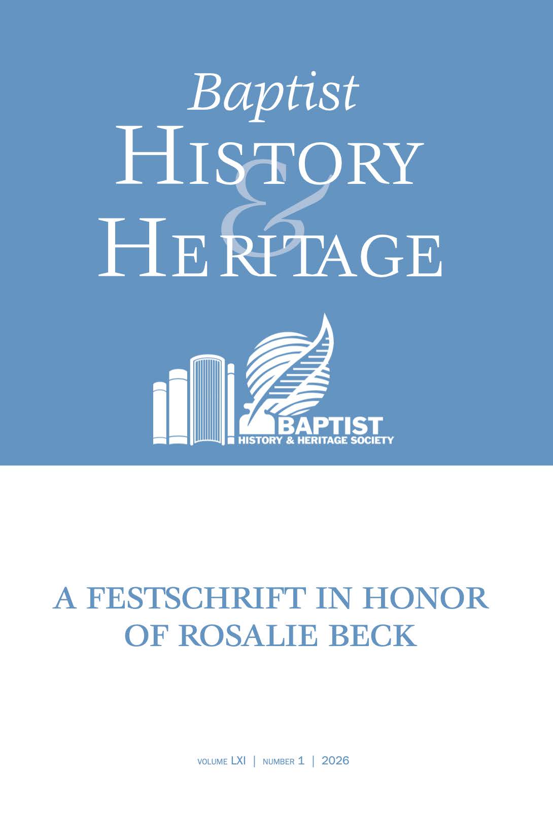 Festschrift Honoring Rosalie Beck